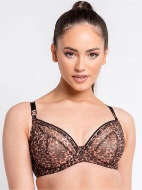 Curvy Kate Lifestyle Plunge Bra Animal Print (US 40K/UK 40H)